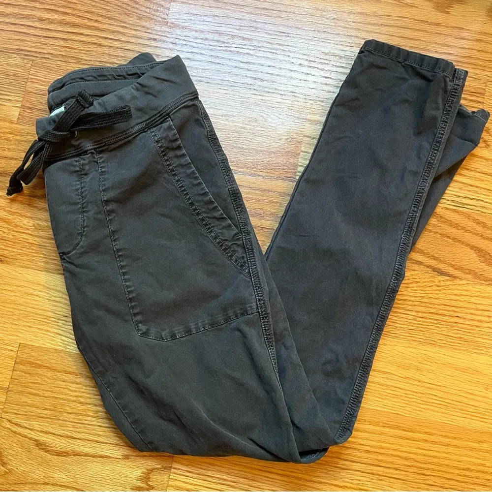 Standard James Perse faded black elastic drawstring pants size XS - Image 2