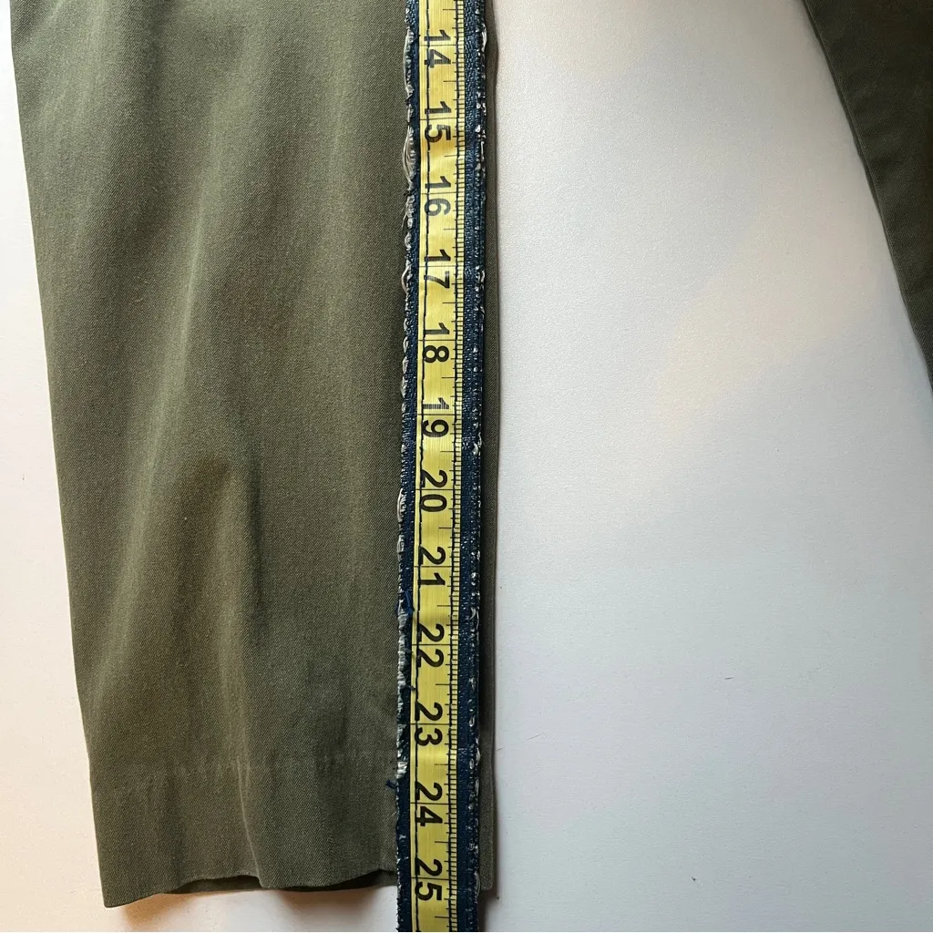 Old Navy Women's Olive Ankle Pants - Image 9