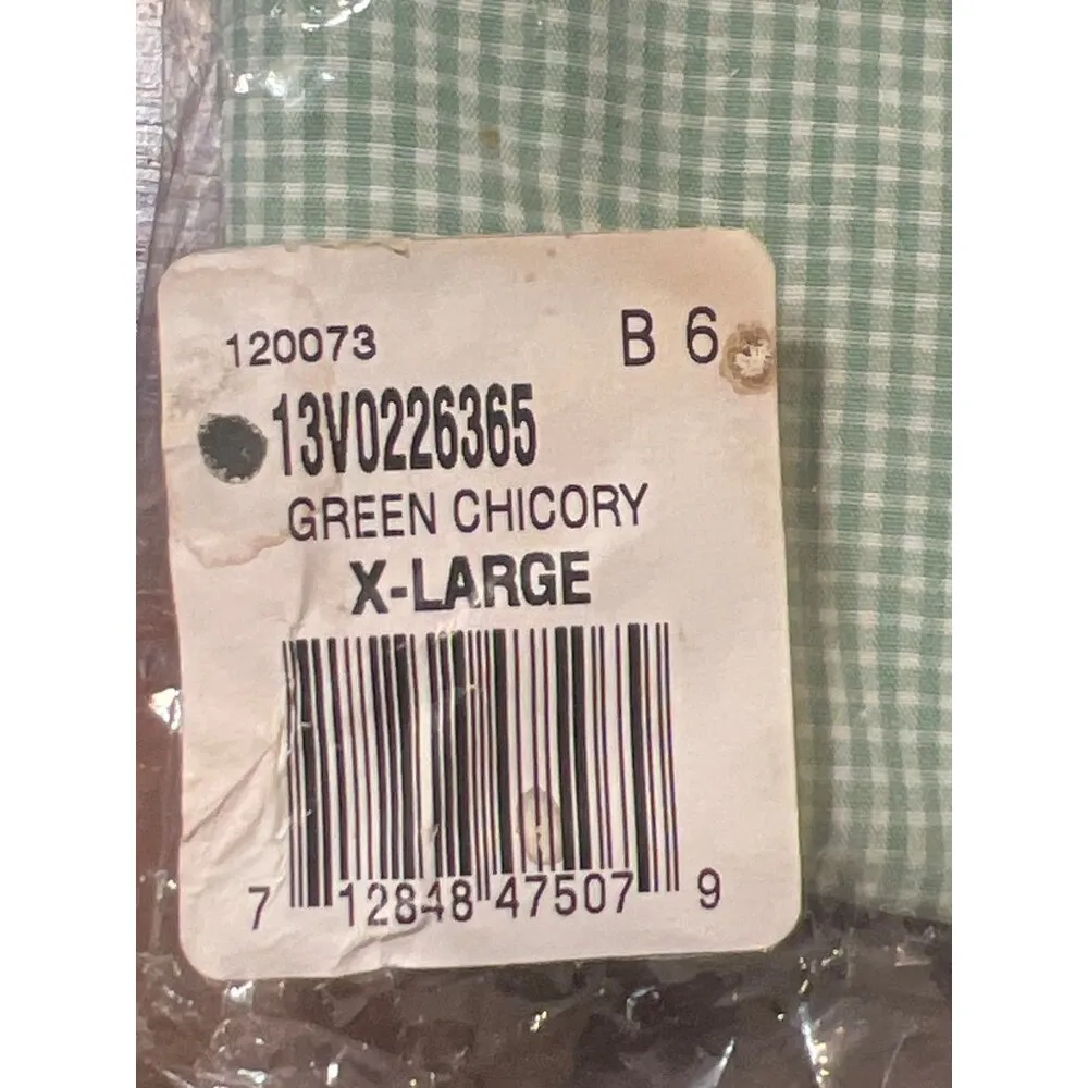 Van Heusen For Her Green Chicory Dress Shirt 13V02 26365 Size XL NWT - Image 3