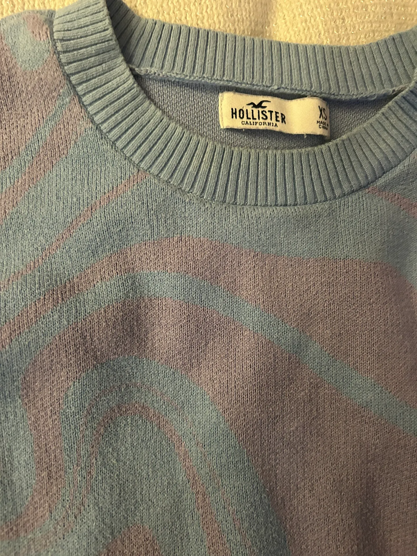 Oversized Purple / Blue Sweater - Image 2