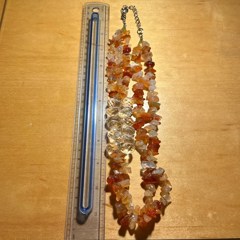 Ann Taylor Carnelian Chunky Necklace - Image 15