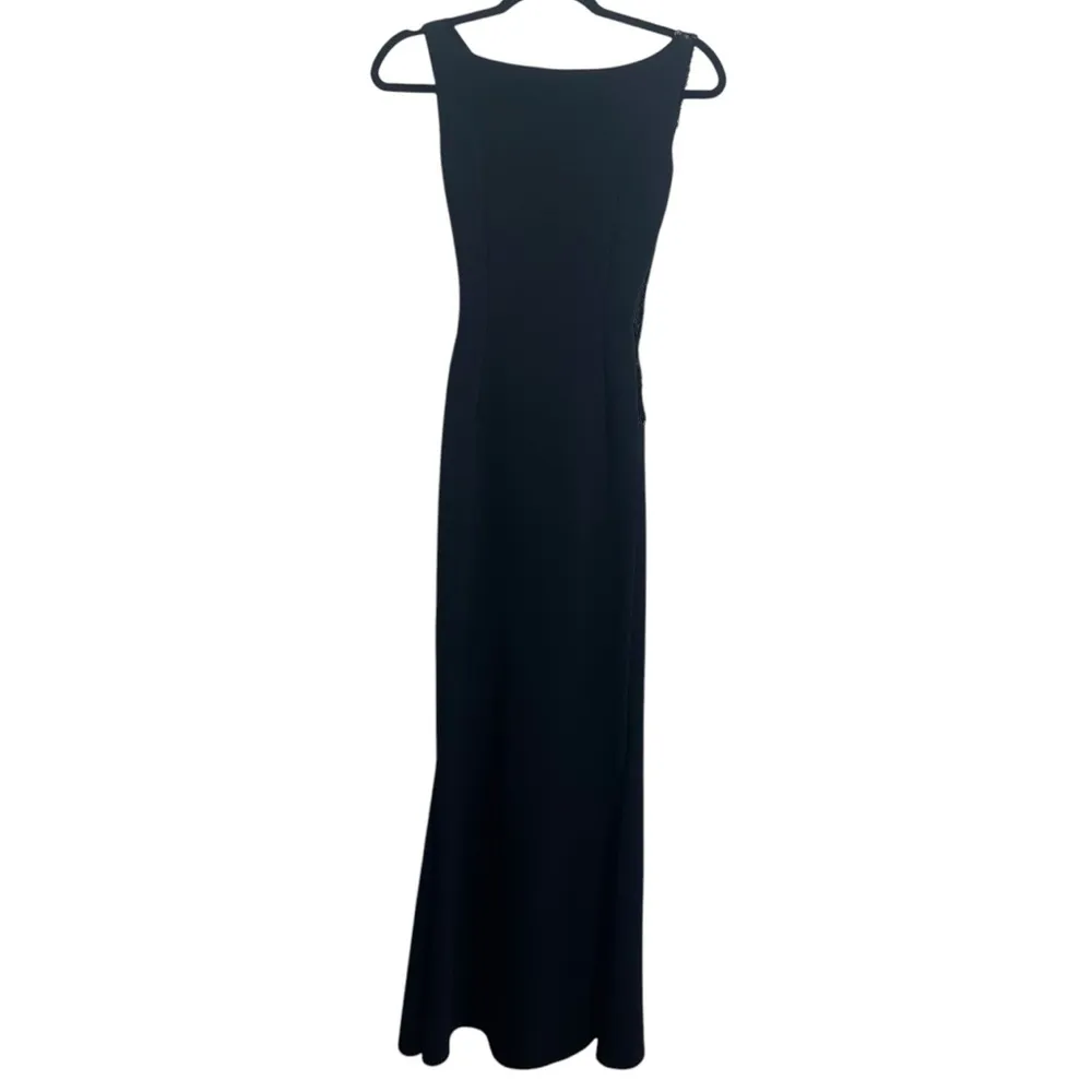La Petite Robe Hilaria Sequin Maxi Gown In Black - Image 8