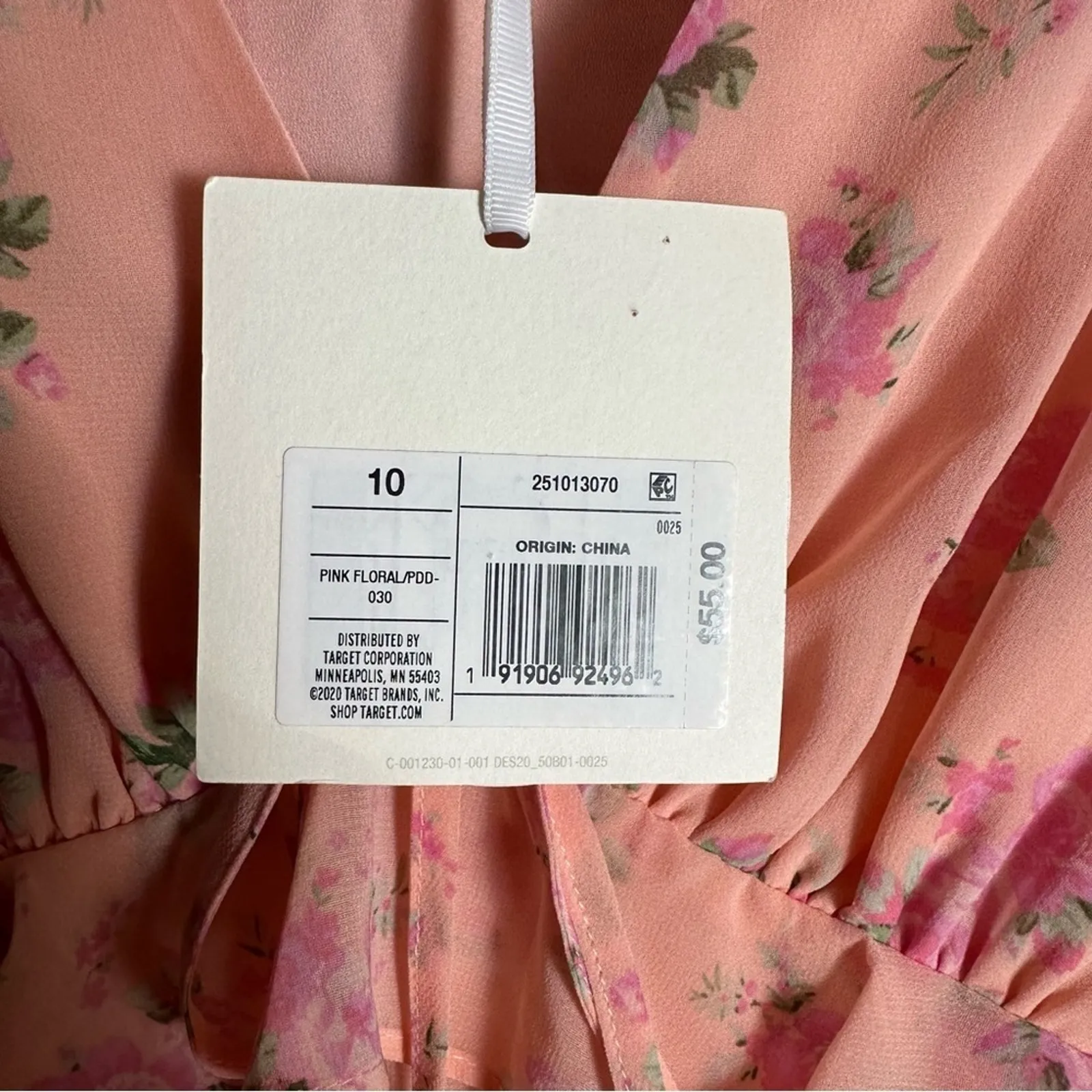 LoveShackFancy x Target Pink Floral Ruffle Dress NEW - Image 5