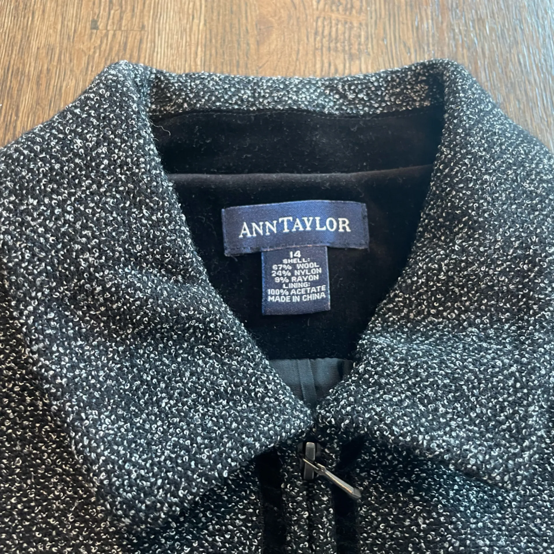 Ann Taylor Wool Suit Coat/Blazer and Skirt - Sizes 14 and 10P - Image 5