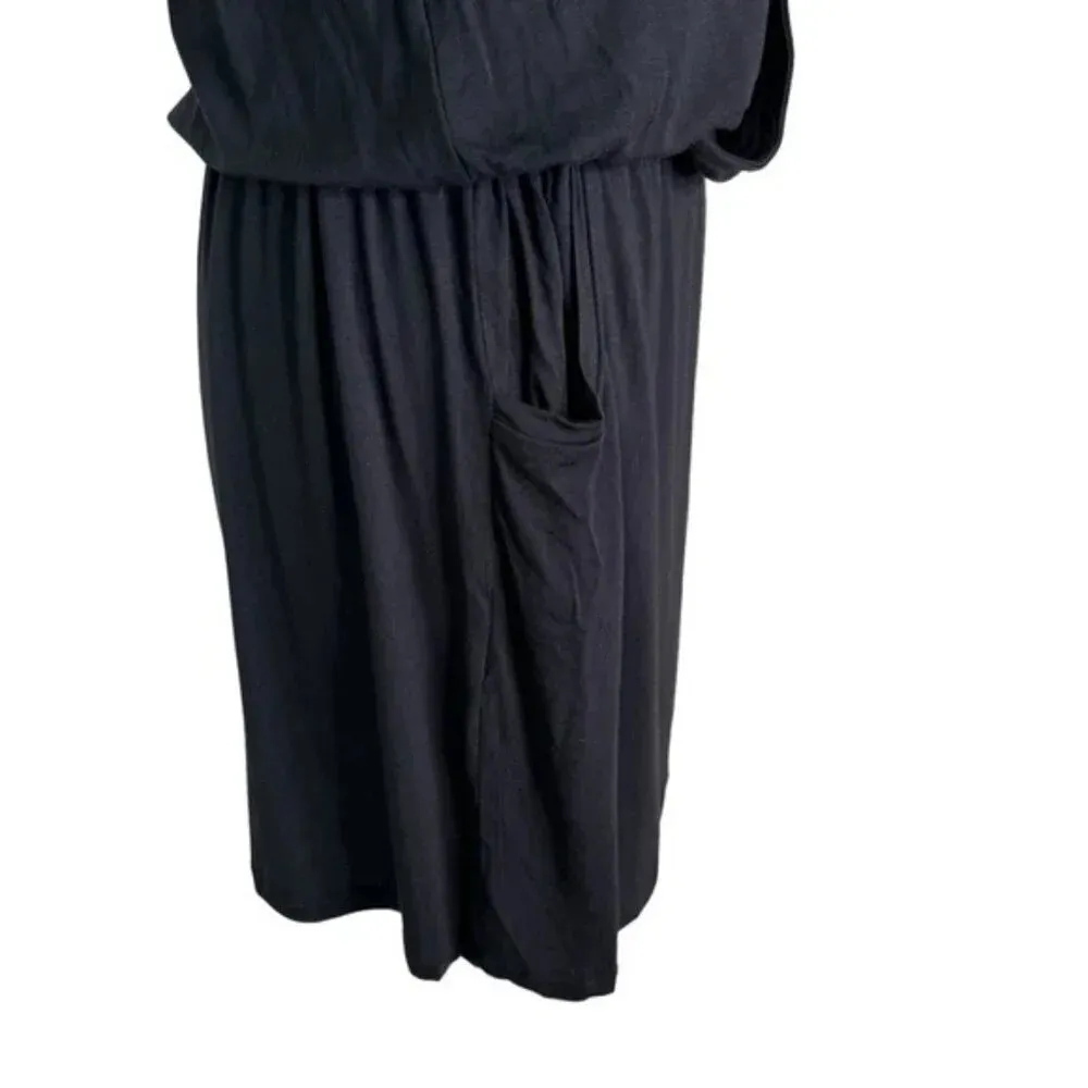 Calvin Klein Surplice Racer Back Tunic Swim Cover Up Dress Black Size L/XL NWT - Image 7