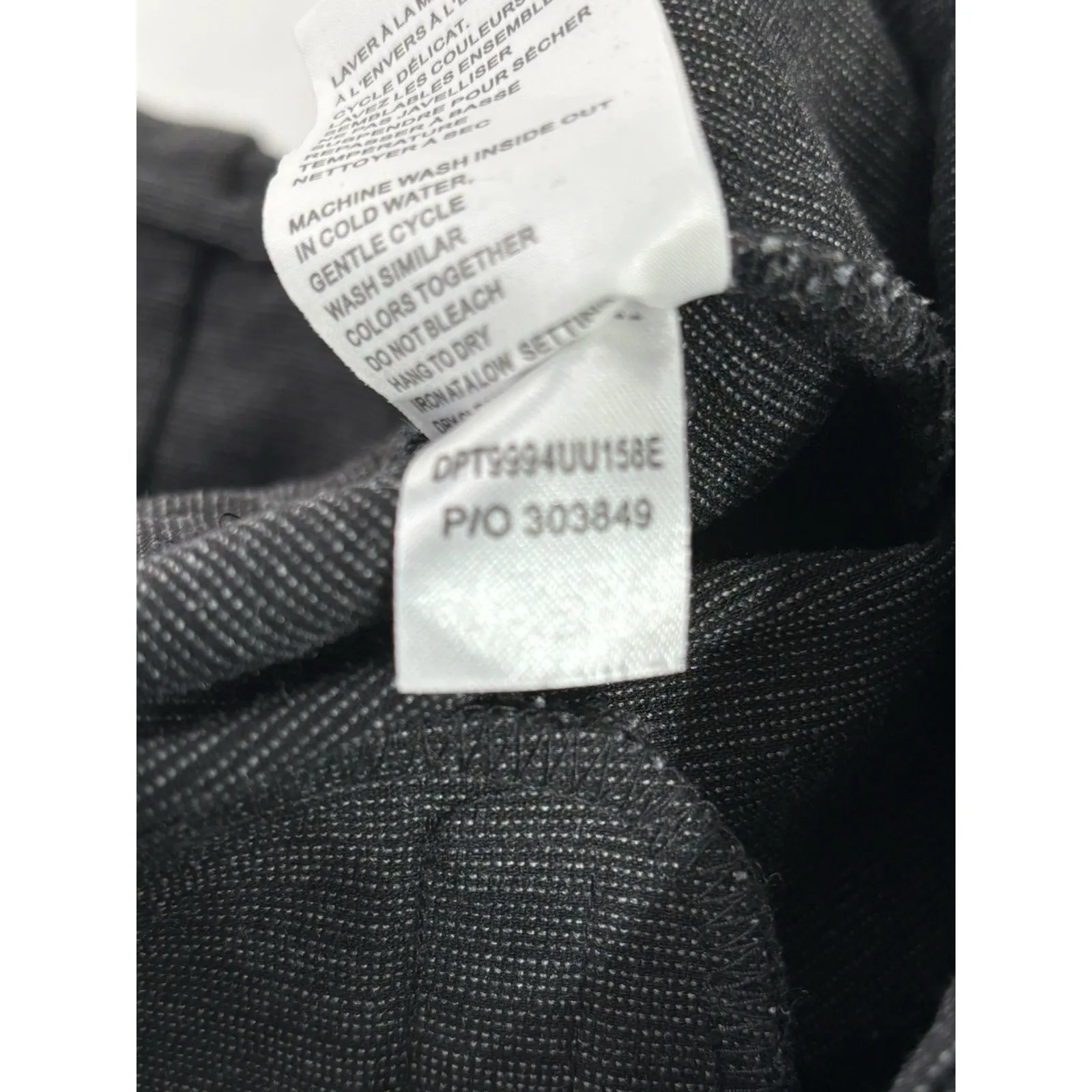 Savvy Universal Fit 22 Black Pinstripe‎ Stretch Dress Pants - Image 6