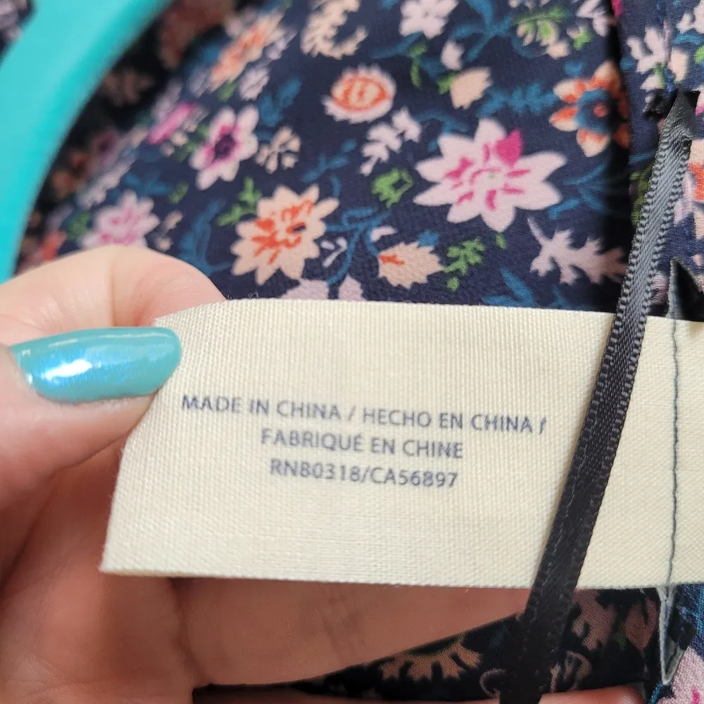 Lucky Brand Floral Sheer Tie-Front Kimono - Image 11