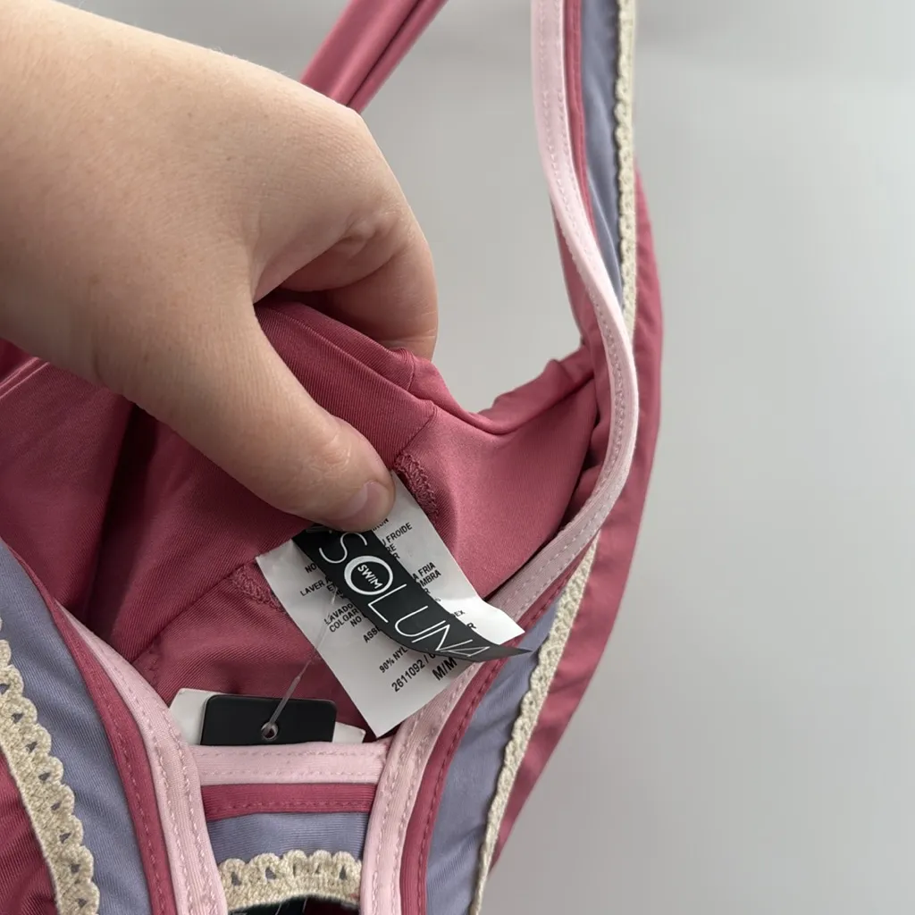 SoLuna swim Pink and Purple‎ One - Image 2