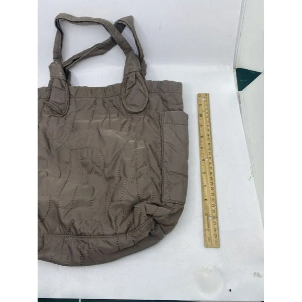 Marc By Marc Jacobs Medium Tate Tote Quartz Gray Nylon Shoulder Bag - Image 4