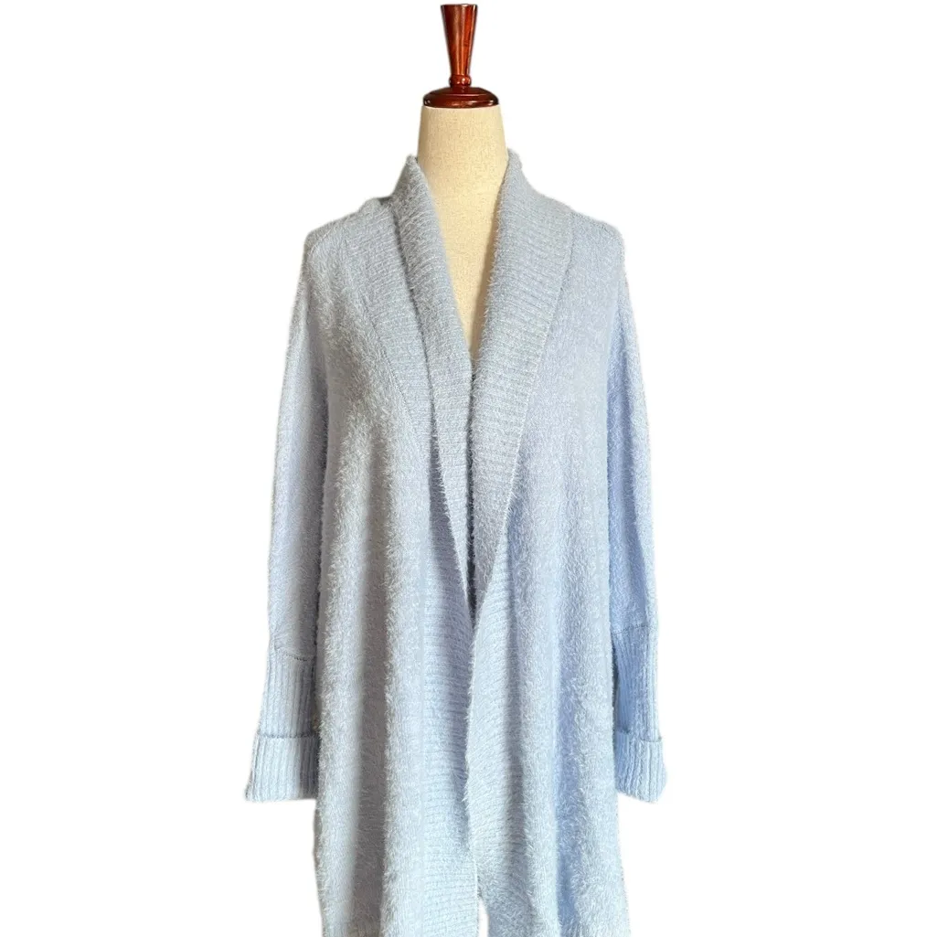 Boston Proper Light Blue Fuzzy Sweater. Size M/L - Image 7