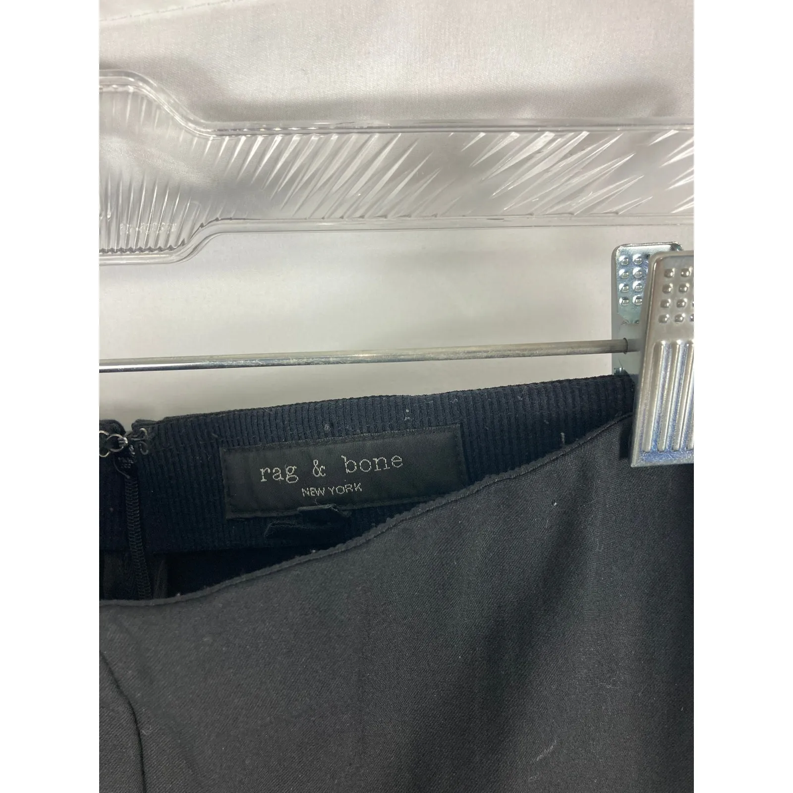 Rag & Bone Flat Front Black Simone Stretch Ankle Dress Pant Size 6 - Image 5