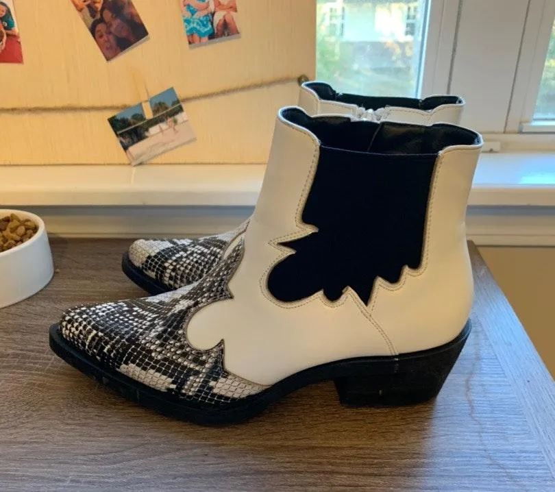 Nasty Gal White Booties  - Image 4