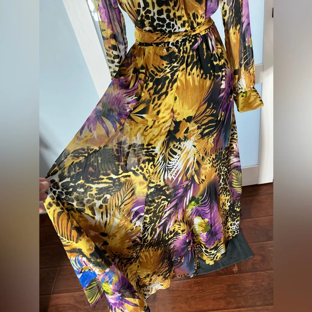 Beautiful long sleeve dress🔥 Yellow Size M - Image 11