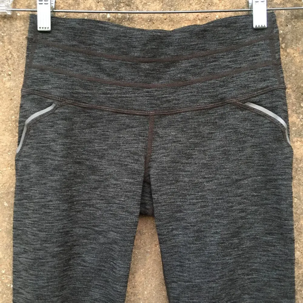 Athleta Relay Capri Crop Leggings Heather Grey XS - Image 3
