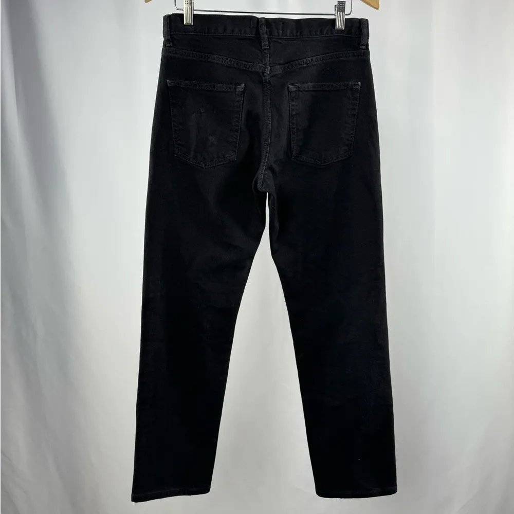 Free People Bren Boyfriend‎ Jean in Black Magic Size 26 - Image 4