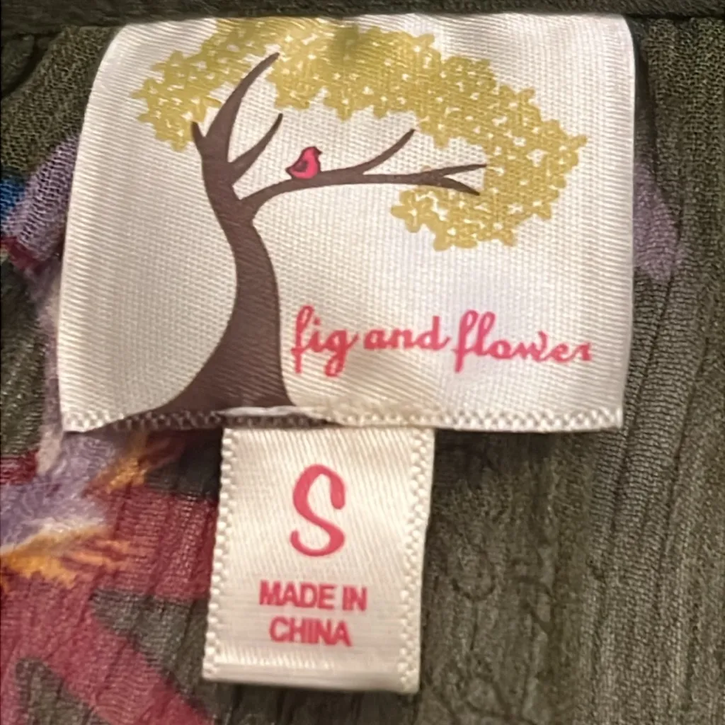 Anthropologie Figs & Flowers Tiered Midi Dress Size Small - Image 7