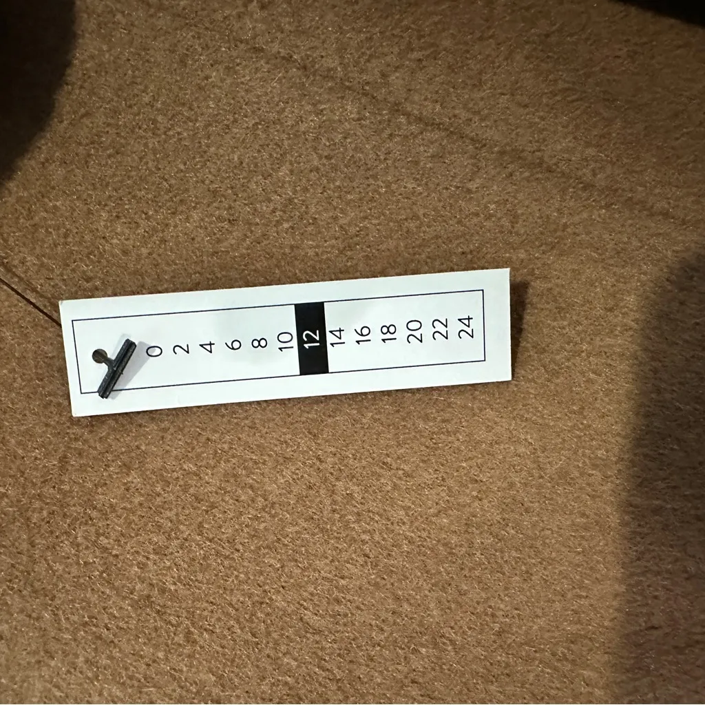 Halogen Camel Wool-Blend Coat Women’s Size 12 NWT - Image 10