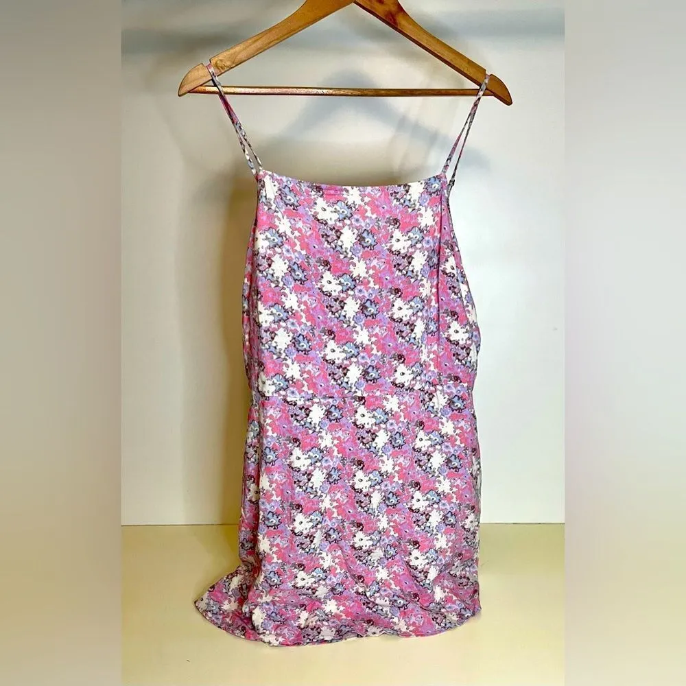 NWOT- Abound Dresses Women's Abound Square Neck Printed Floral Mini Dress- Large - Image 3