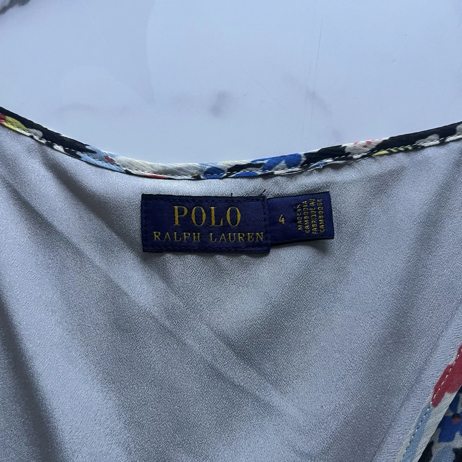 Polo Ralph Lauren Floral maxi dress Sz 4 chic Feminine heritage old money fairy - Image 4