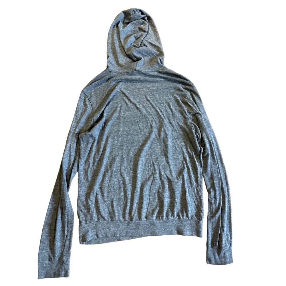 BDG gray lightweight hoodie womens large - Image 2