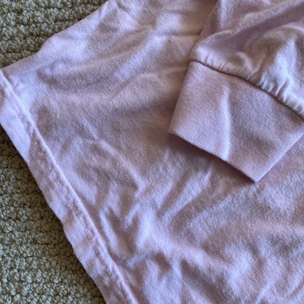 Comfort Colors Sisters in Skates TXBB Pink Long Sleeve T-Shirt Unisex Sz Medium - Image 7