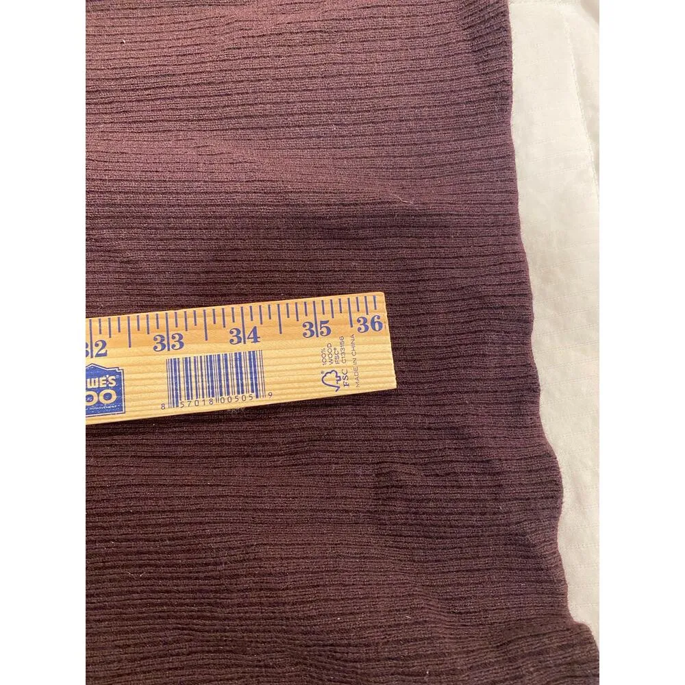 J. Jill Tunic Top Women's XL Long Sleeve Crewneck Knit Dress Purple Cotton Nylon Red - Image 9