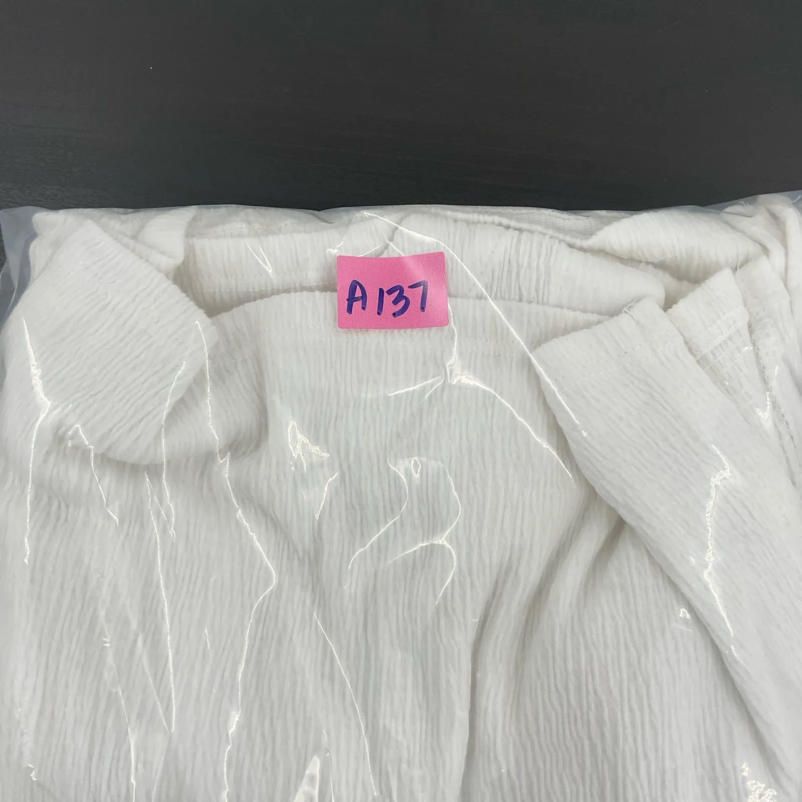 JM Collection Womens White Top‎ NWT Size Medium (A137) - Image 6