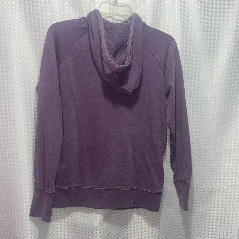 Champion Womens Long Sleeve Hoodie Sweatshirt Size S Purple - Image 6