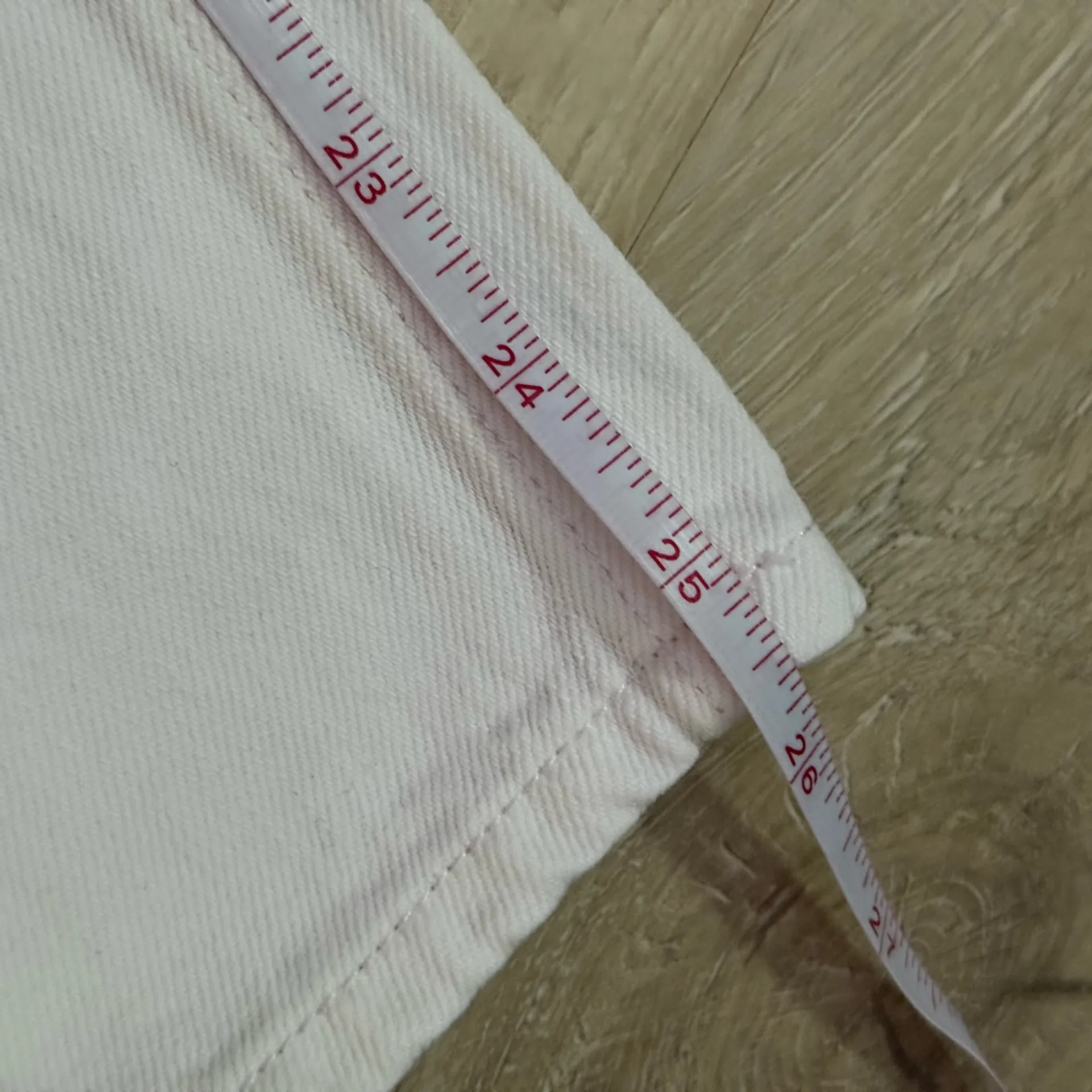 Isabel Marant Etoile High Rise Tapered Leg Jeans | White | 34 (US XS) - Image 8