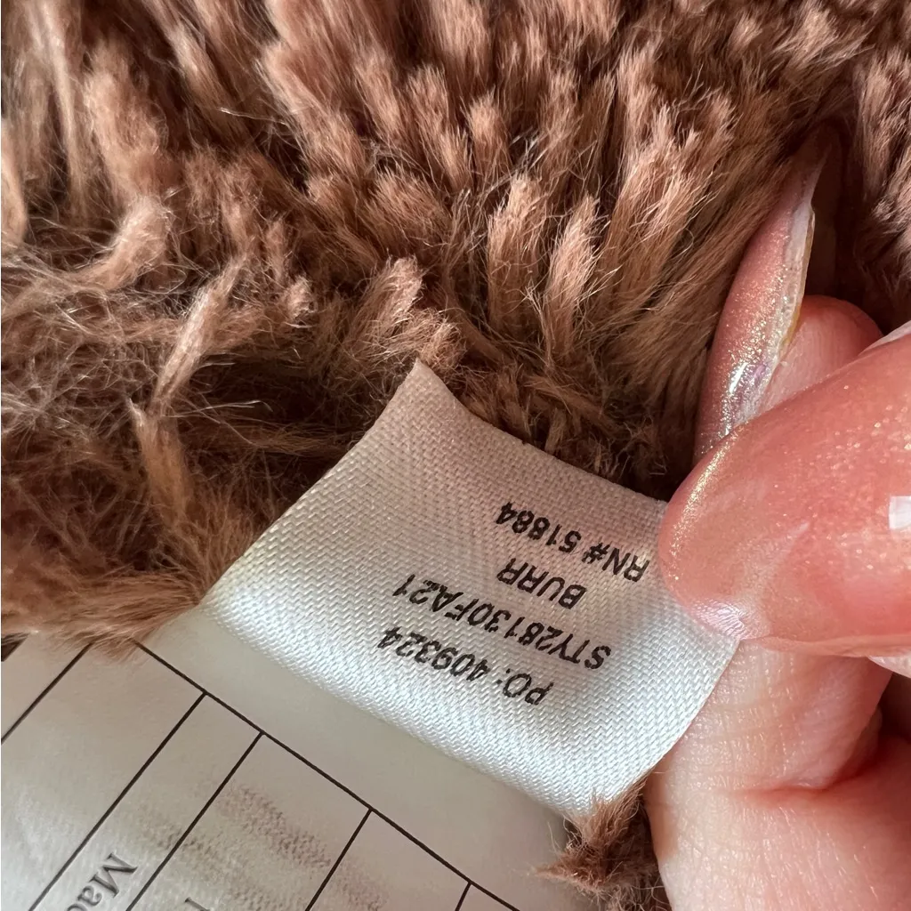 Patagonia Maple Grove Canvas Jacket XS Rust Brown Sherpa Lined Coat - Image 7