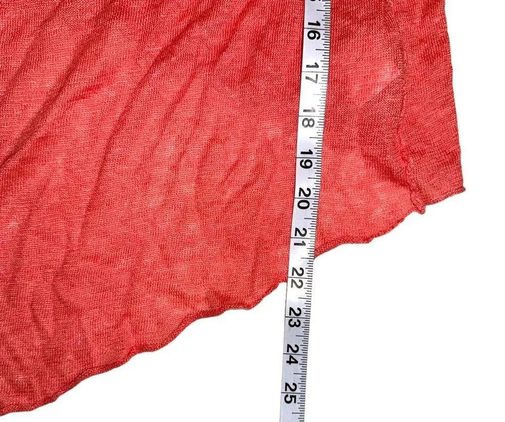 Enza Costa Linen Sleeveless Hi Low Top XS - Image 6