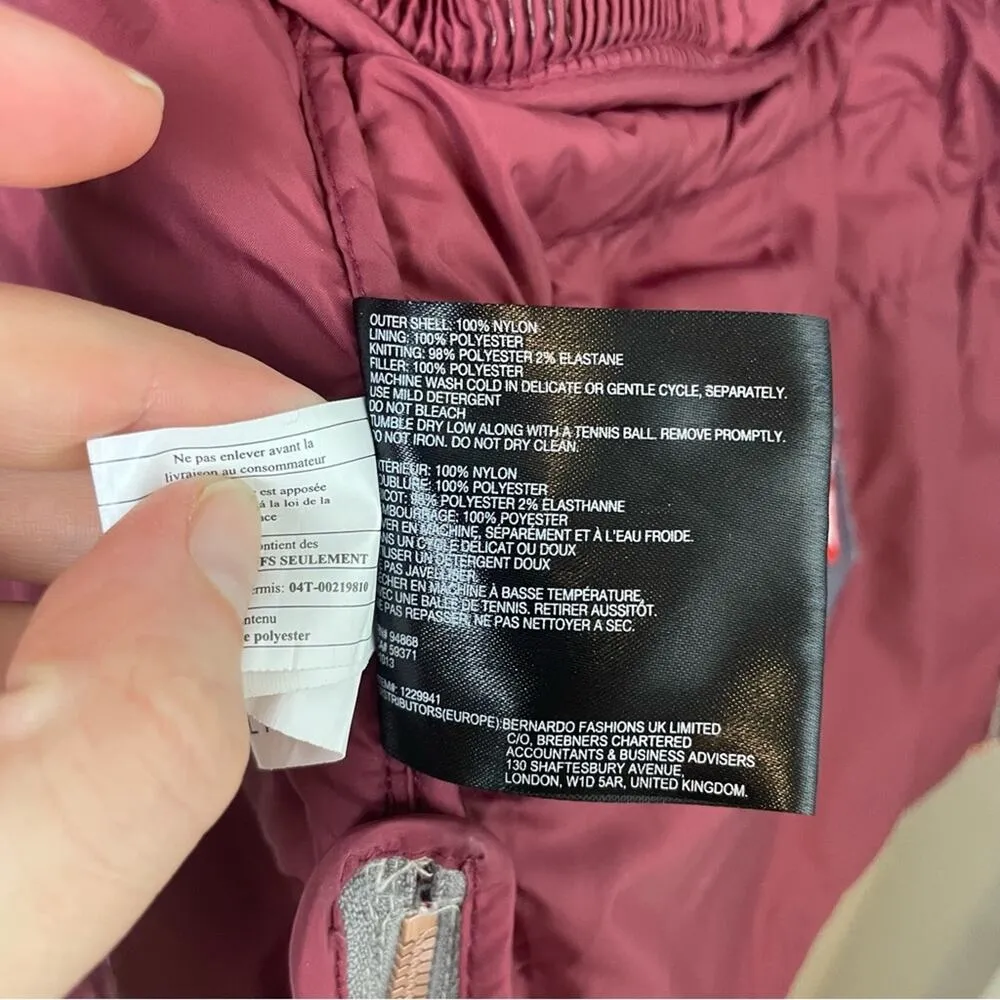 BERNARDO Stylish Pewter Primaloft Quilted Puffer Winter Jacket Size L - Image 10