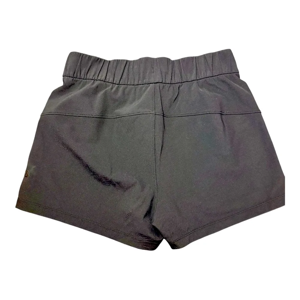 LULULEMON Black On The Fly Woven Shorts - Image 3