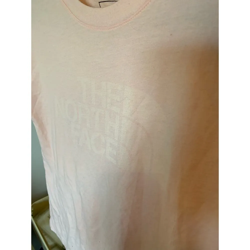 The North Face half dome t shirt peach and white size xs - Image 6