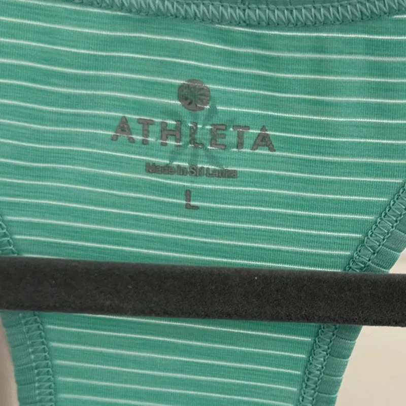 Athleta Athletic Mint Green Racerback Tank Top Size Women's Large - Image 3