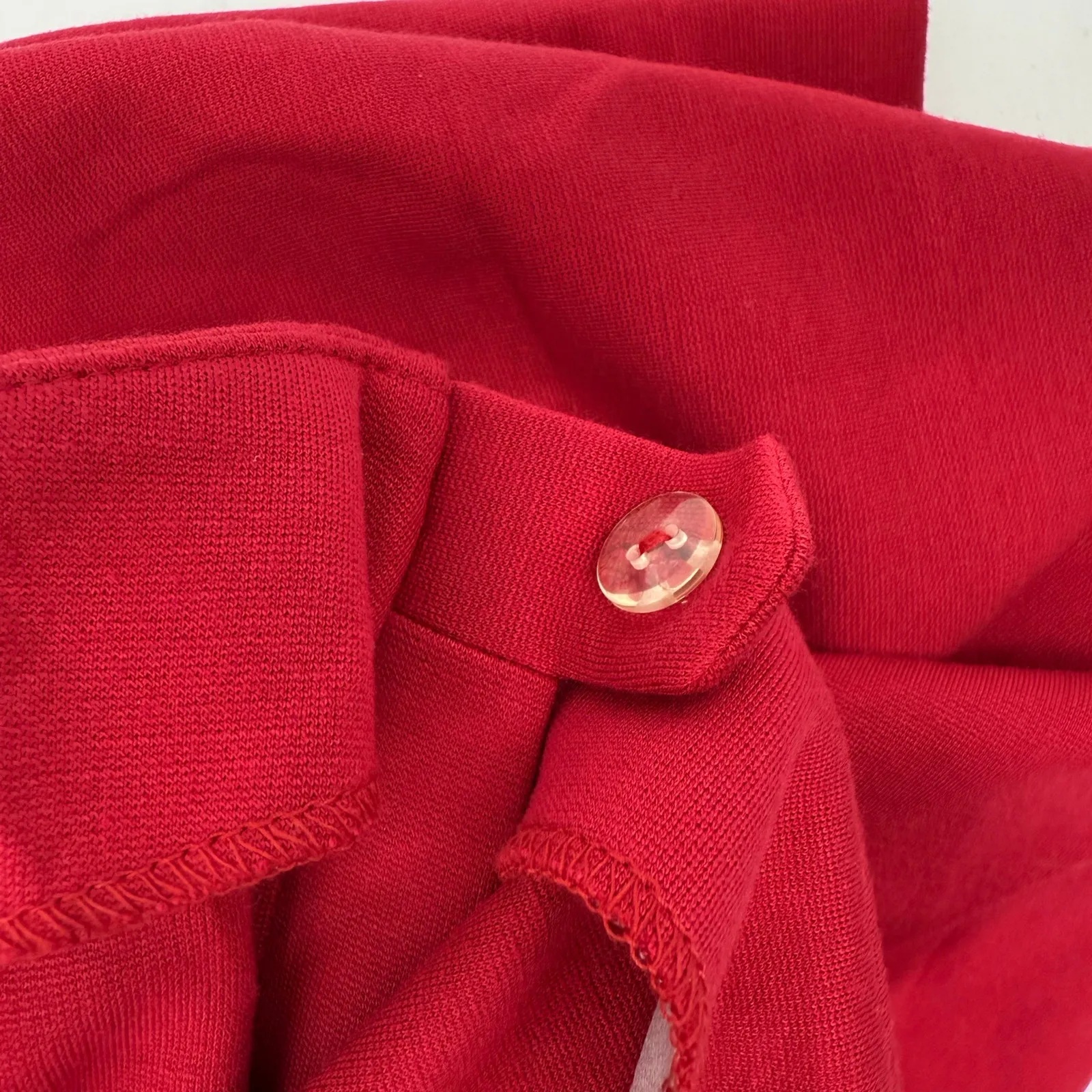 Chico’s Skirt SZ 0.5/Small NWT Ponte Pencil Renaissance Red Gold Zipper Stretch - Image 9