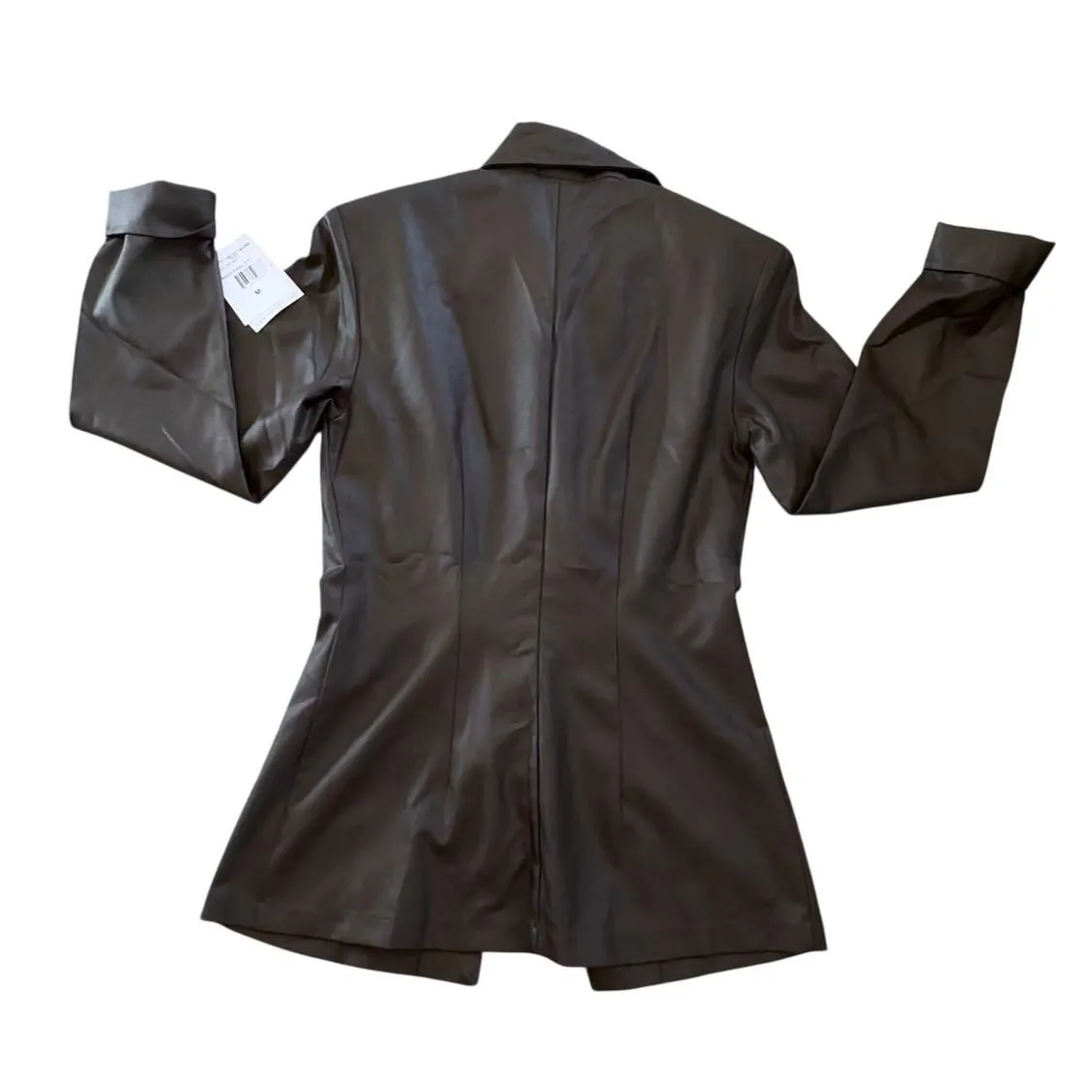 Wrapper High Fidelity Women Oly Bronze Lightweight Blazer Modern Size Medium - Image 4