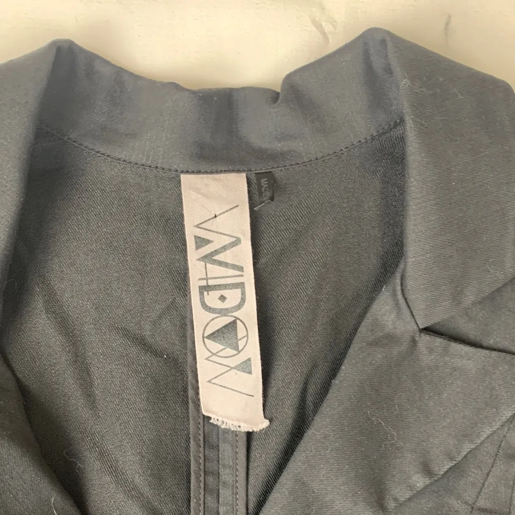 Widow size small lip service black blazer tail coat goth step in time - Image 2