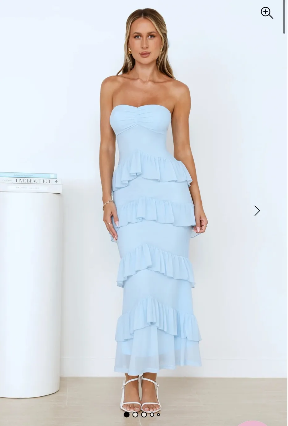 Hello Molly Dress Blue - Image 2