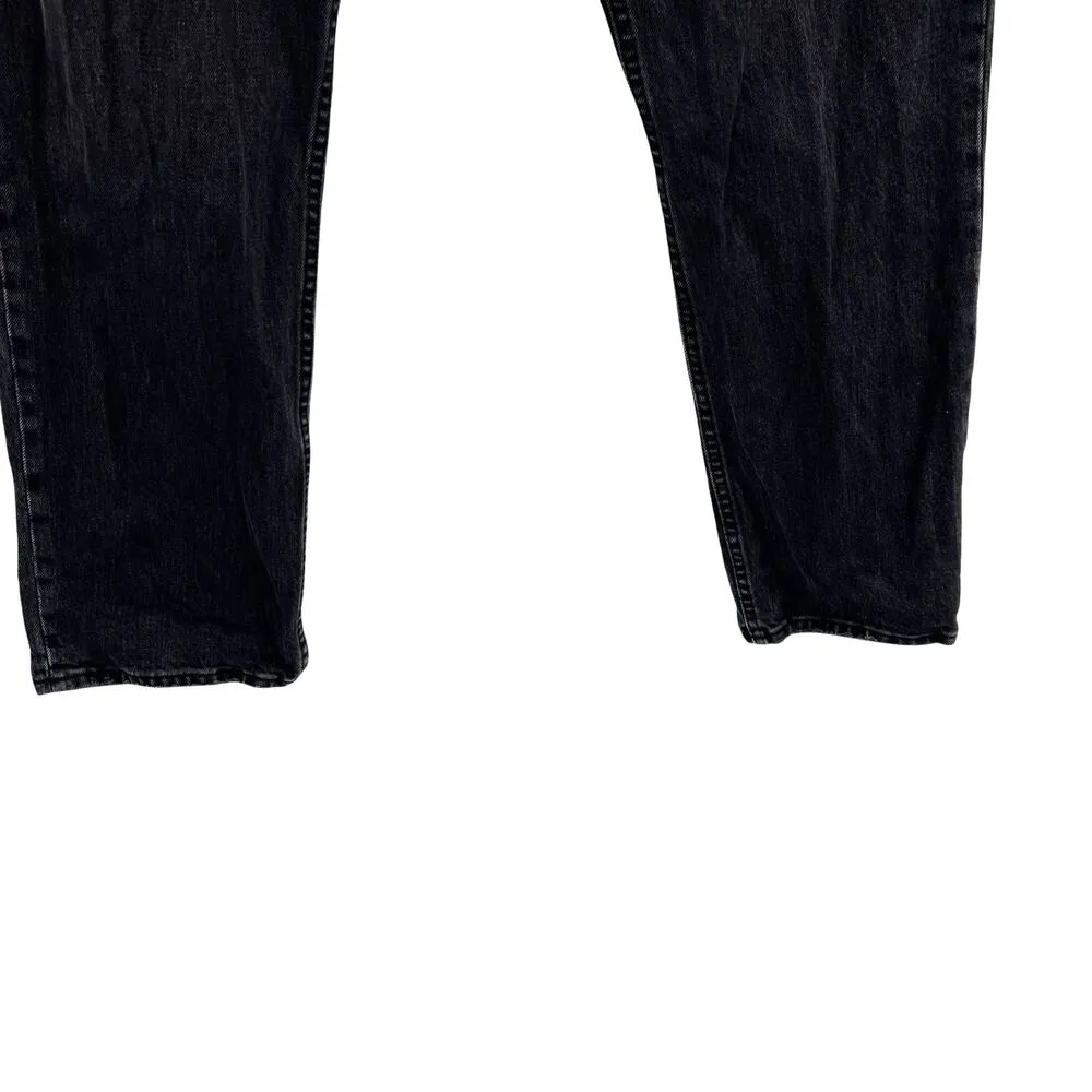 Abercrombie Curve Love Jeans‎ Ultra High Rise 90s Straight Black Size 34 18R - Image 7