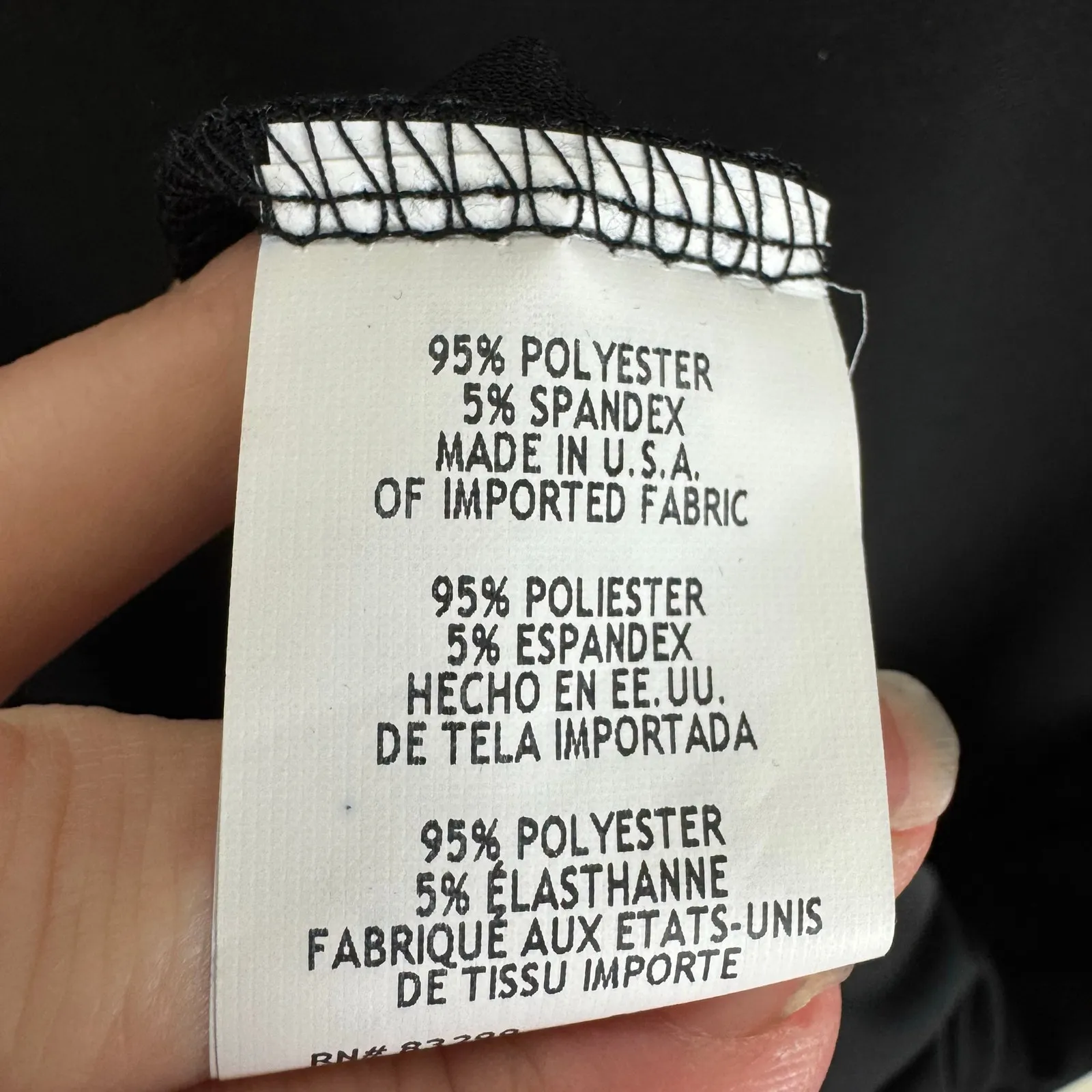 Annalee &‎ Hope NWT Black Cold Shoulder Lightweight Knee Length Dress Size L - Image 7