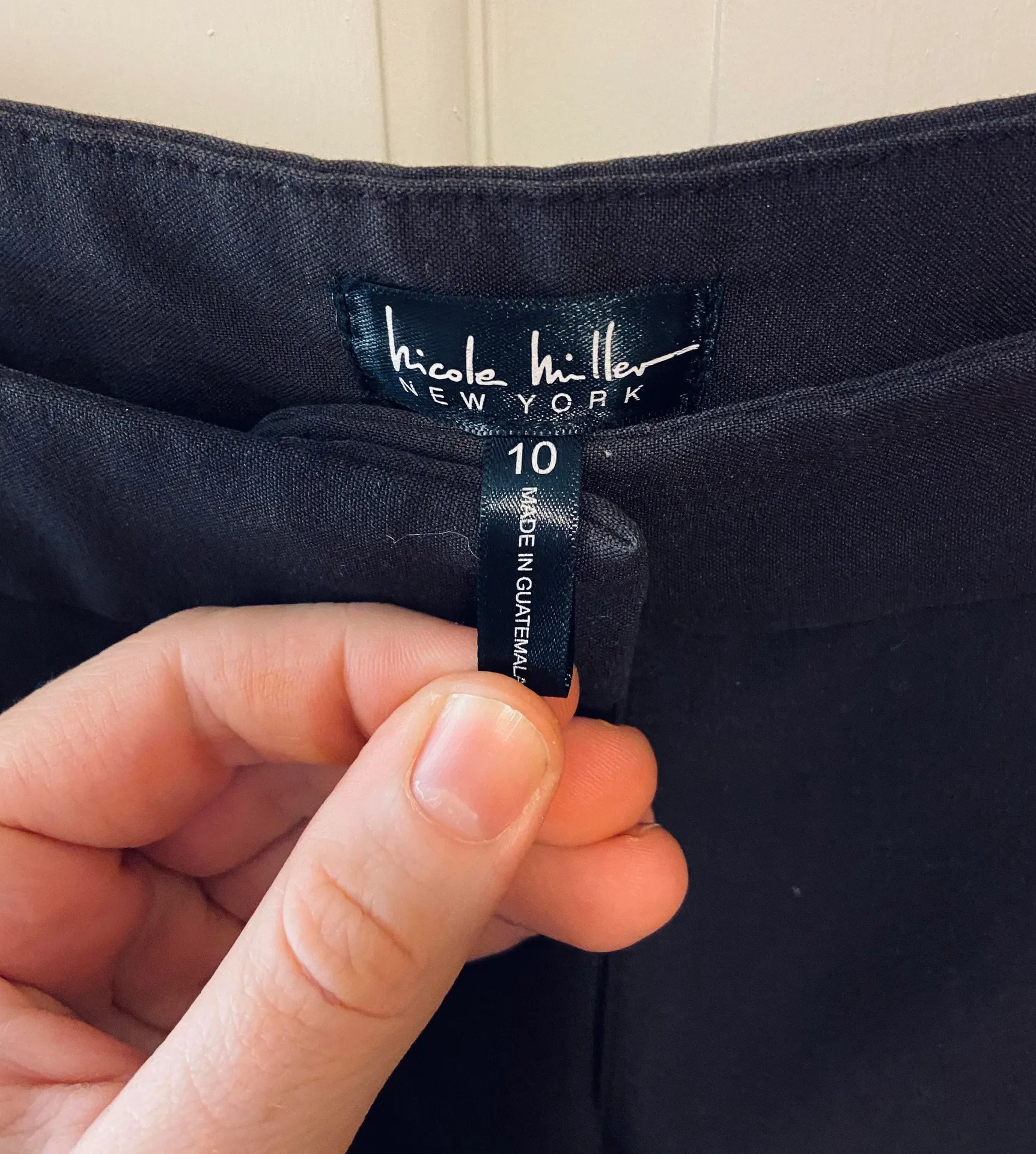 Nicole Miller black chino career work dress pants - Image 3