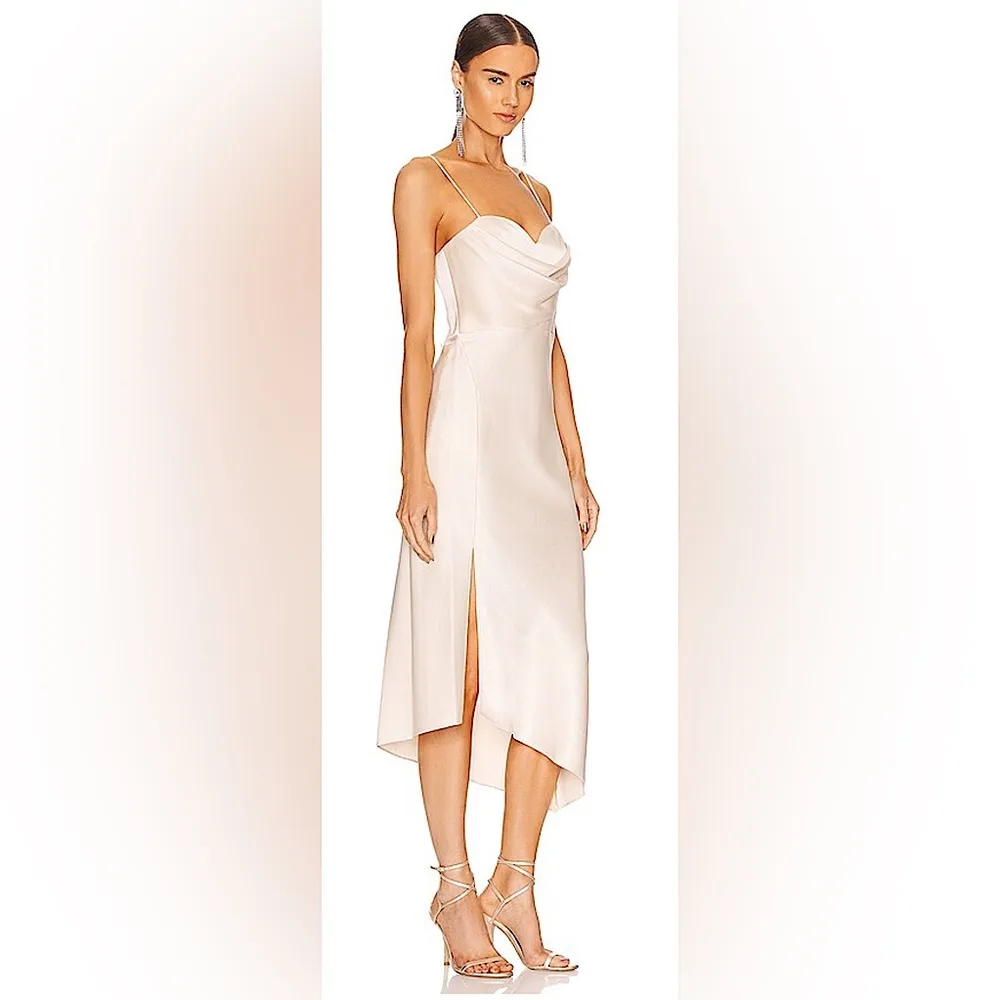 Alice + Olivia NWT Champagne Slip Kiyoko Midi Dress **Size 12**🔥🔥 - Image 2