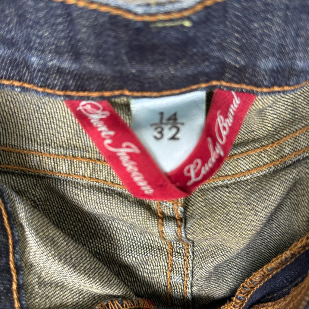 Lucky Brand Men's Dark Blue Bootcut Jeans - Image 2