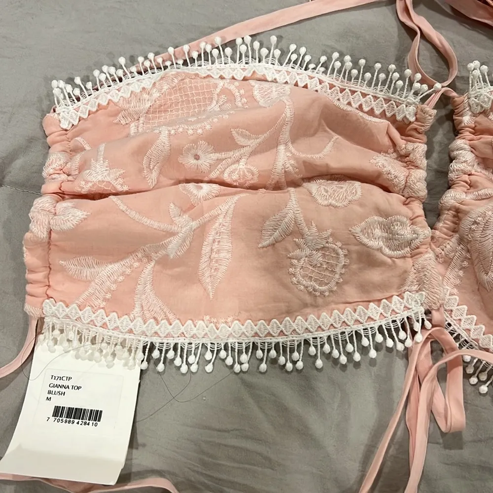 Revolve Waimari Gianna Top Size Medium NWT Pink - Image 4