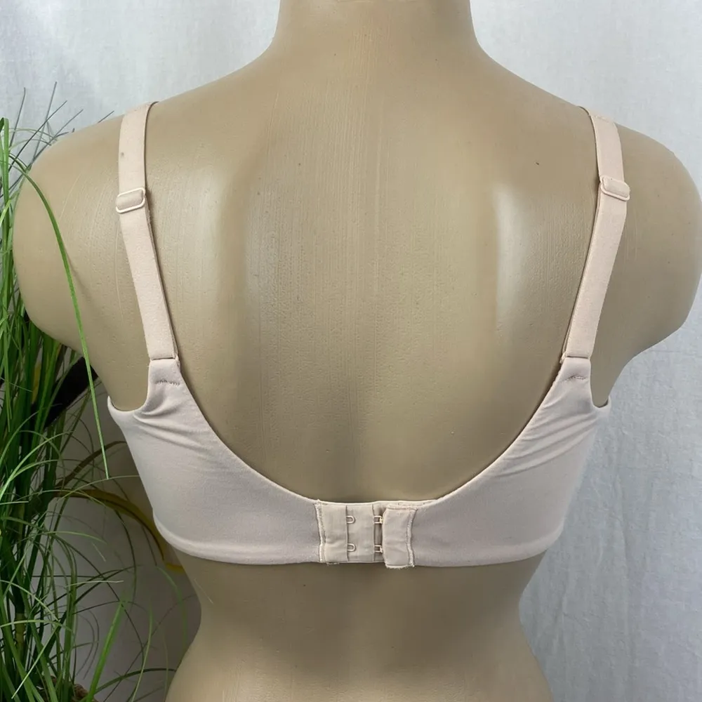 Chantelle Nude 13F1 Nora Floral T Shirt Unlined Underwire Bra 34DDD 34F - Image 3