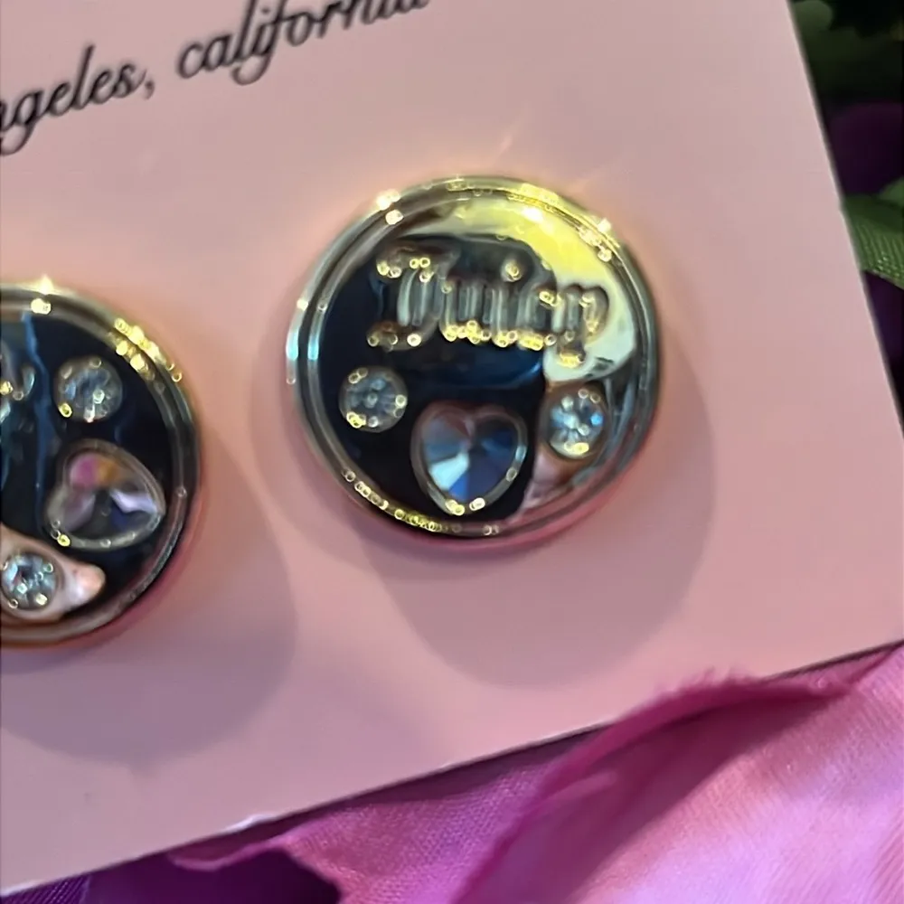 Juicy Couture Gold and Silver Earrings - Image 4