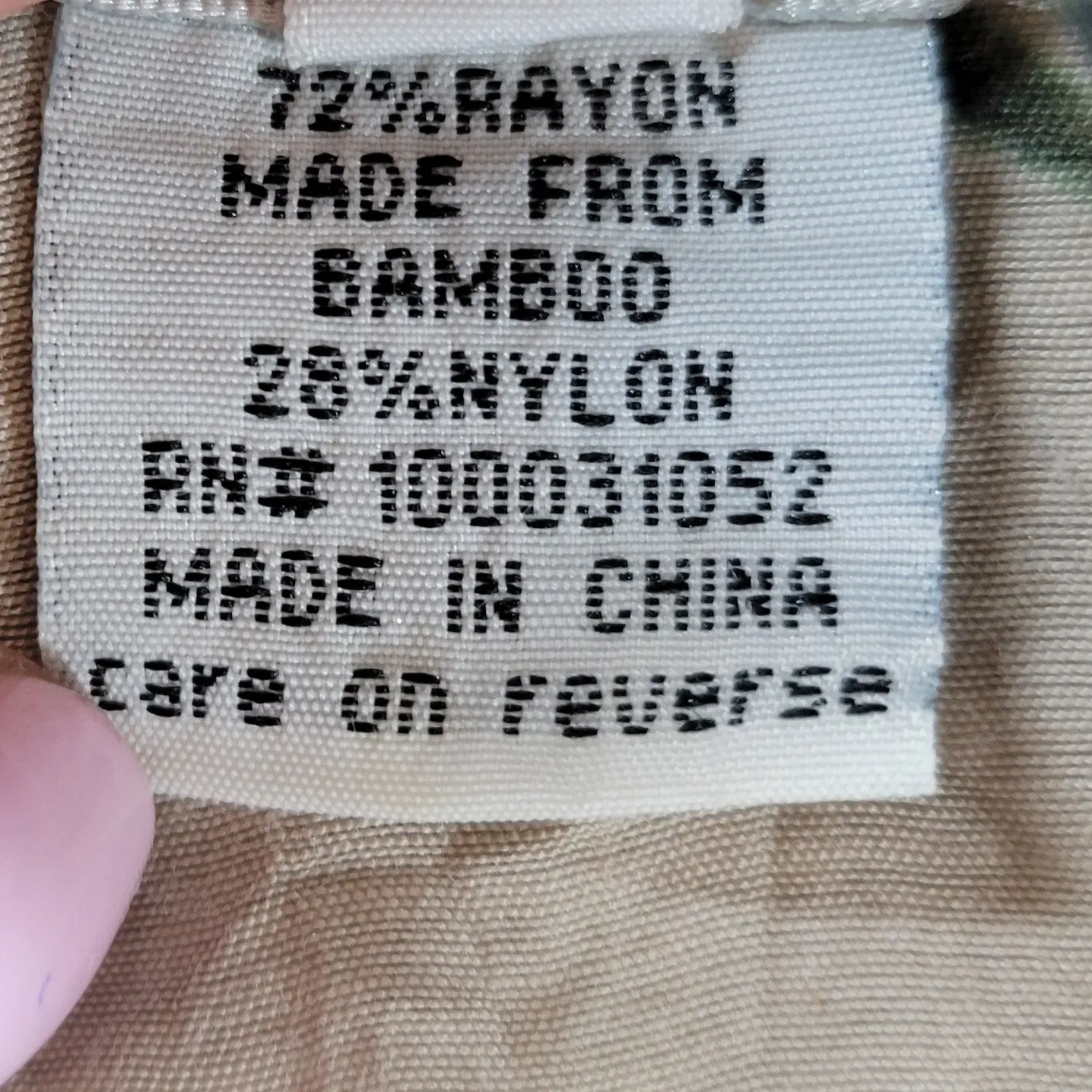 Citron Santa Monica Cardigan Kimono Womens 3X Tan Bamboo Floral Asian Print Top - Image 4