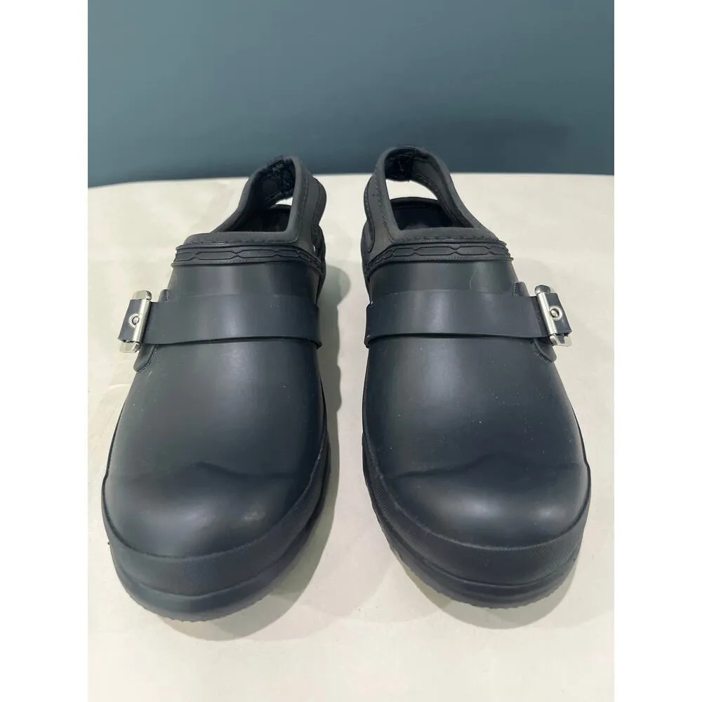 Hunter Original Slingback Clog Navy Blue Waterproof Rain Outdoor Shoes Sz 8 EU39 - Image 3