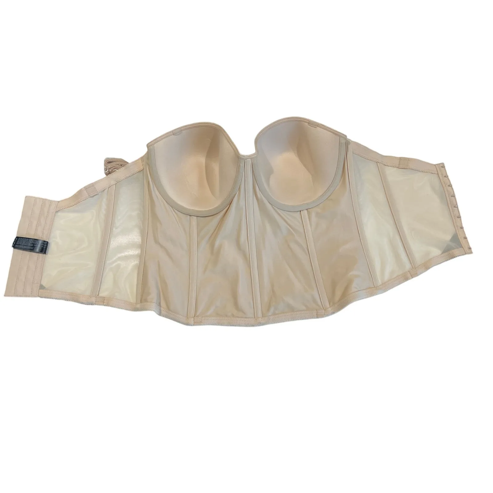 Dominique 8541 Ariel Hidden Underwire Longline Bra Size 38C Bridal *read $88 - Image 4